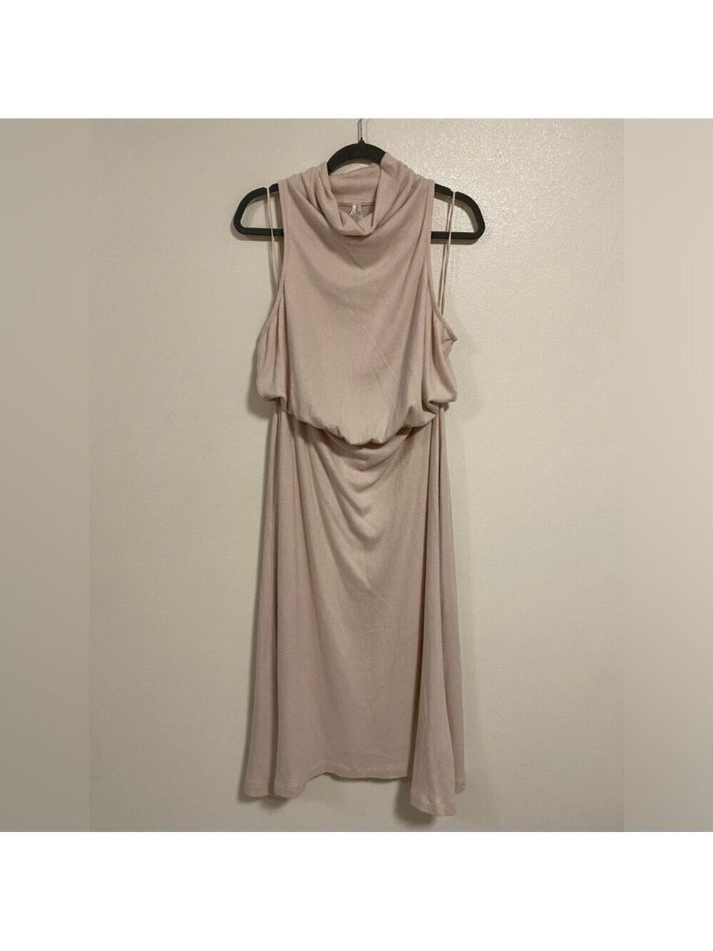 Anthropologie Dress Women’s Size XL Lourdes Cowl collar Knitted Maxi Dress
